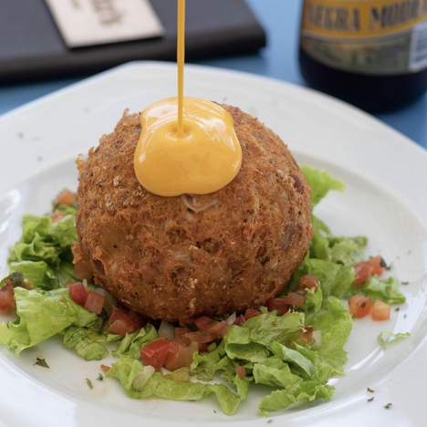 MOFONGO POLLO Y QUESO
